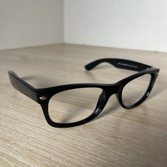 Ray-Ban RB2132 New Wayfarer 901 Sunglasses Black FRAME ONLY 52-18-145 Italy - Picture 1 of 10